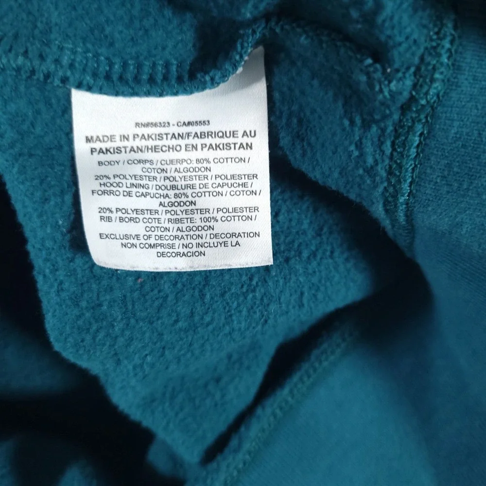 Nike Womens Club Hoodie Size Small Green Outdoors Casual Full Zip 684901